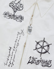 画像をギャラリービューアに読み込む, Log Book Shirts-White*Last one
