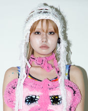 画像をギャラリービューアに読み込む, 【My Me】STAR'S KNIT HAT -White