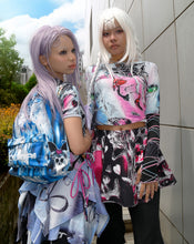 画像をギャラリービューアに読み込む, LOVE Waterfall Skirt-BLUE