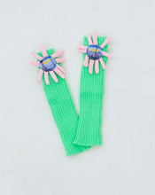 Load image into Gallery viewer, SUN FLOWER Arm warmer-LIME
