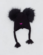 Load image into Gallery viewer, 魂の解放BEAR KNIT HAT-BLACK
