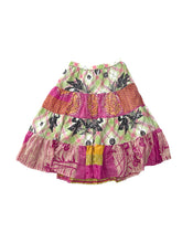 Load image into Gallery viewer, 【My Me】Old  saree× MyMe Skirt-fruit

