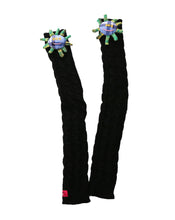 Load image into Gallery viewer, SUN FLOWER Arm warmer-Black
