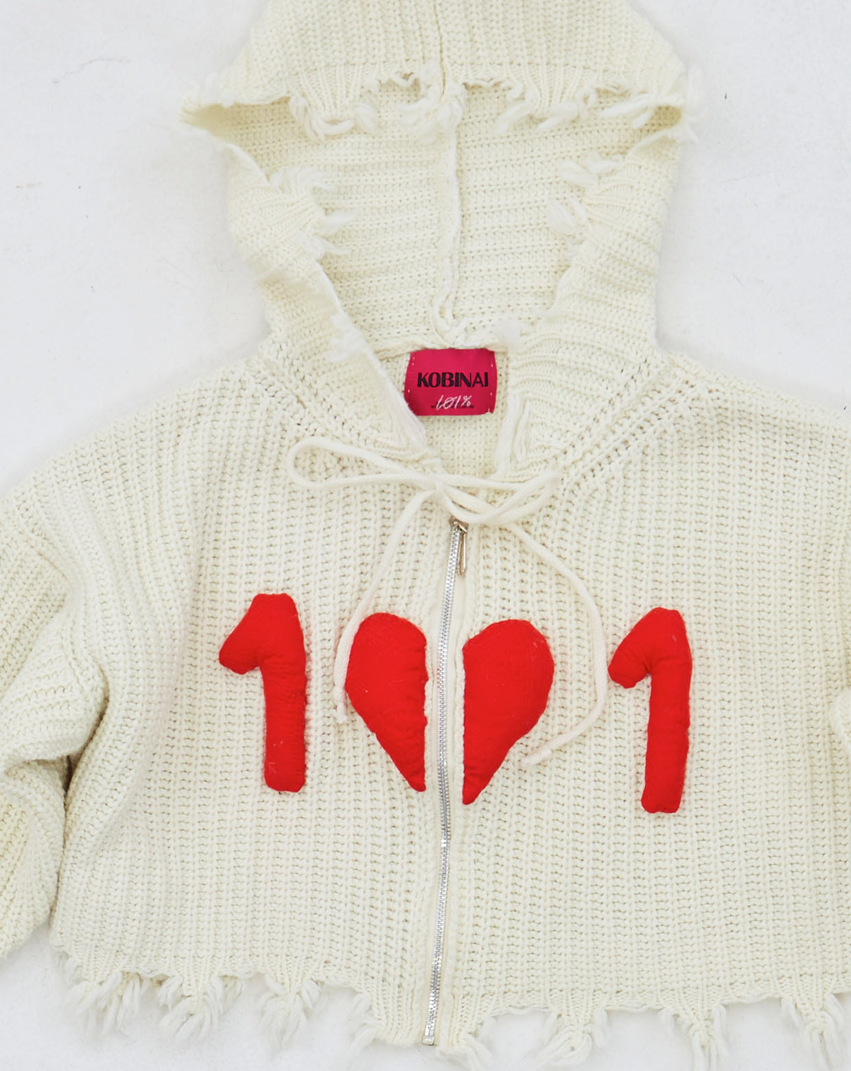 101% MIND KNIT-WHITE – KOBINAI