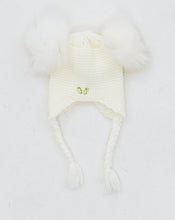 Load image into Gallery viewer, 魂の解放BEAR KNIT HAT-WHITE
