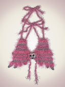 Skull Knit Bra