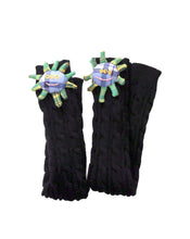 Load image into Gallery viewer, SUN FLOWER Arm warmer-Black
