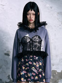 Mind chain bustier hoodie ✦KOBINAI × Eriko Yoshida✦