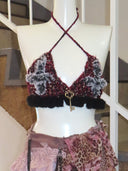 Secret key knit bra