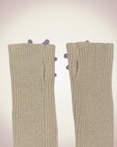 SUN FLOWER Arm warmer-Beige