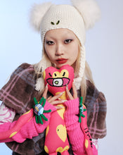 Load image into Gallery viewer, 魂の解放BEAR KNIT HAT-WHITE
