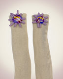 SUN FLOWER Arm warmer-Beige