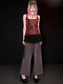 102% Mind chain top-Dark cherry