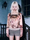 The dream lies within you velours top