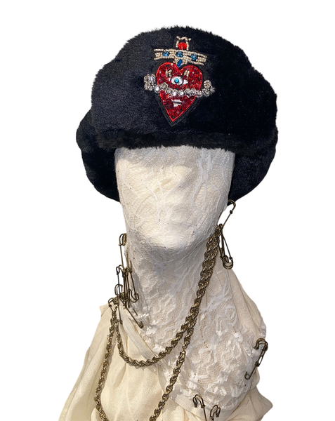QUEEN PYLON HAT-BLACK