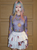 Sun & Moon second skin top