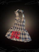 【TEKITO-★】halter top -dark blue