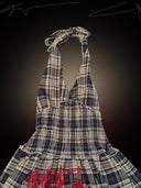 【TEKITO-★】halter top -dark blue