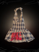【TEKITO-★】halter top -dark blue