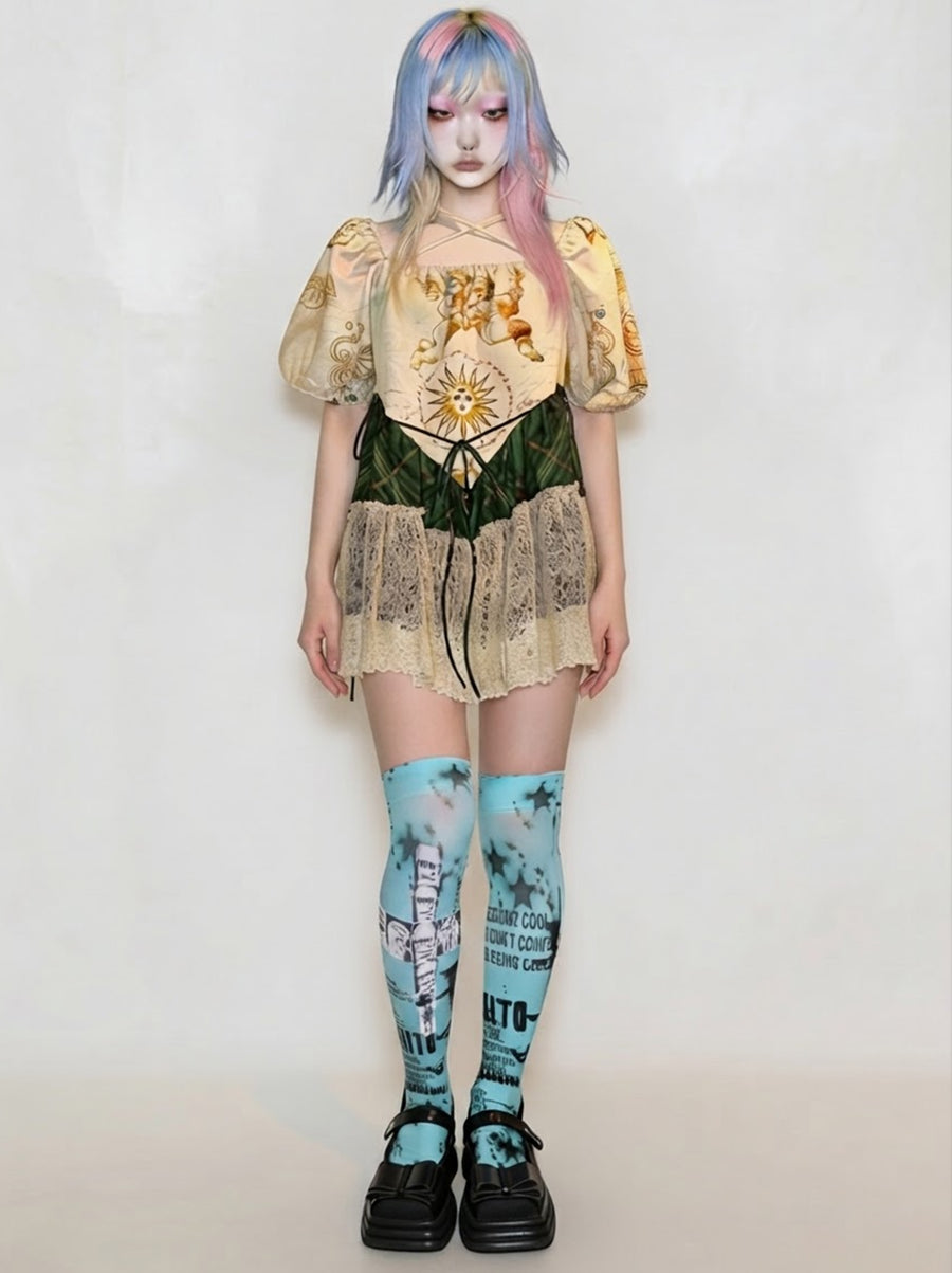 Voyage Mix Mini Dress