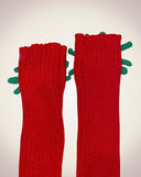 SUN FLOWER Arm warmer-RED