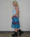 【My Me】Old  Saree× MyMe-turquoise
