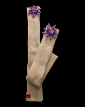 Load image into Gallery viewer, SUN FLOWER Arm warmer-Beige
