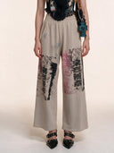 CHAOS MODE Track Pants -Sand