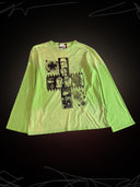 【TEKITO-★】PUSH Long Tshirts-mint