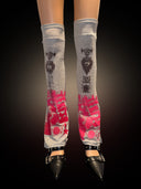 【TEKITO-★】leg warmers-Gray