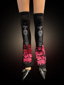 【TEKITO-★】leg warmers-Black