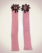画像をギャラリービューアに読み込む, SUN FLOWER Arm warmer-blackpink
