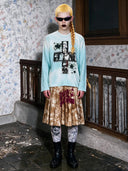 【TEKITO-★】PUSH Long Tshirts-sky