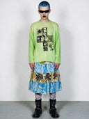 【TEKITO-★】PUSH Long Tshirts-mint