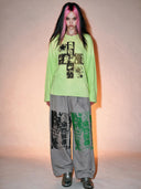 【TEKITO-★】PUSH Long Tshirts-mint