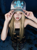 【TEKITO-★】UGAGAGA CAP -Silver