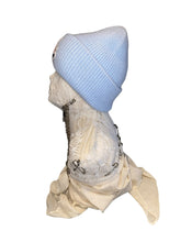 画像をギャラリービューアに読み込む, Bear Knit Hat-Baby Blue
