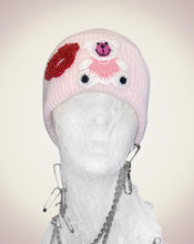 画像をギャラリービューアに読み込む, Bear Knit Hat-Baby Pink
