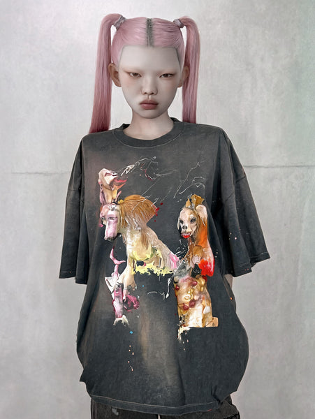DIVE T-shirts - Ash