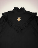 QUEEN Blouse-Black