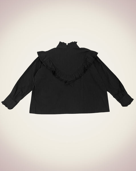 QUEEN Blouse-Black