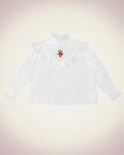 画像をギャラリービューアに読み込む, QUEEN Blouse-White
