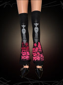 【TEKITO-★】leg warmers-Black