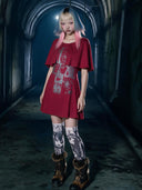 【TEKITO-★】Cape Dress