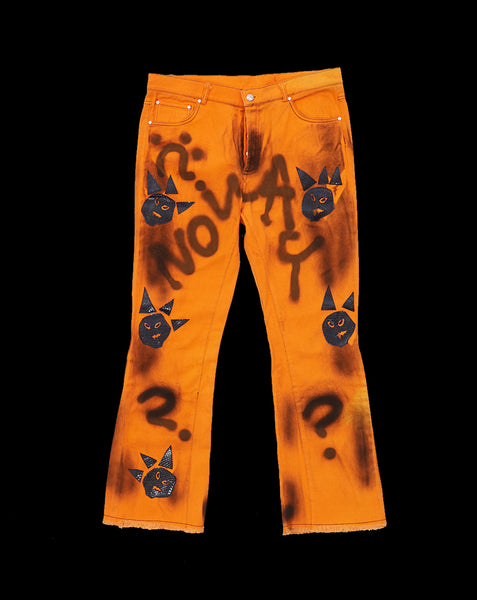 ME & ME & ME PANTS-ORANGE