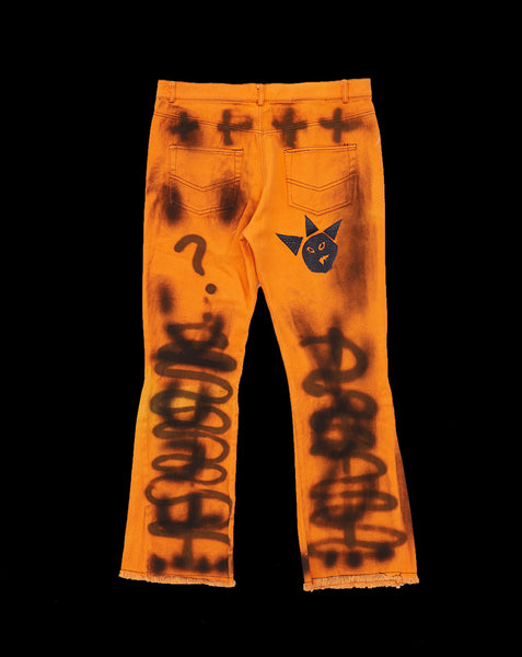 ME & ME & ME PANTS-ORANGE