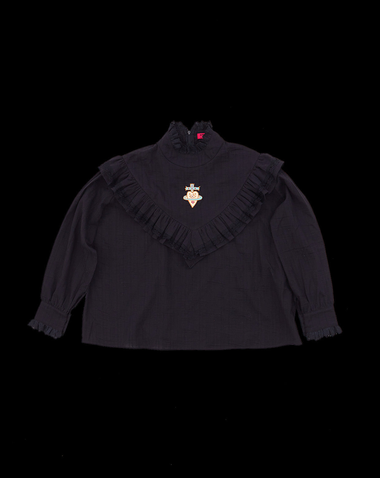 QUEEN Blouse-Black