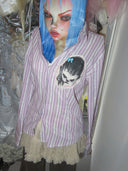 TEKITO-★Purple Line Shirts