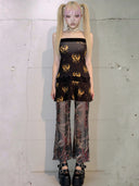 勇者bare tube dress