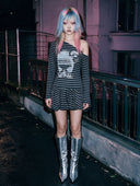 【TEKITO-★】UGAGAGA Mini Dress